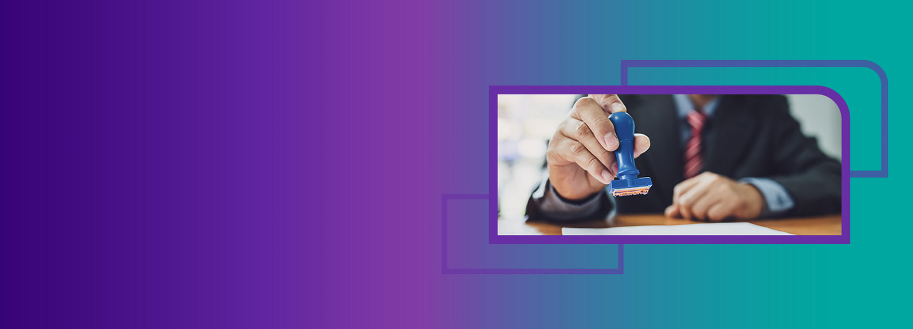 Person stamping a document for authorization, Software Licensing & Management Solutions | DXC Technology| DXC Technology