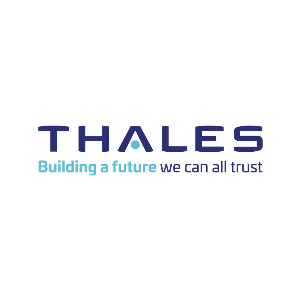 Logo of Thales, our trusted partner in providing innovative digital security and defense solutions, Cybersecurity | DXC Technology