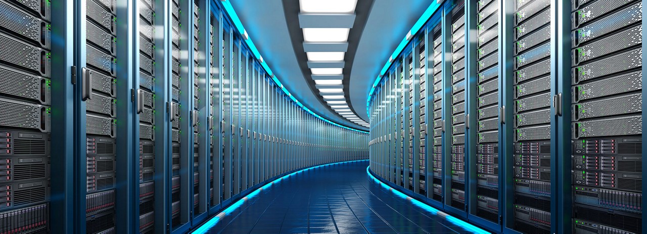 Modern datacenter. for cloud computing, AWS | DC Technology