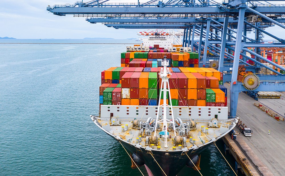 life buoy on a deck near water