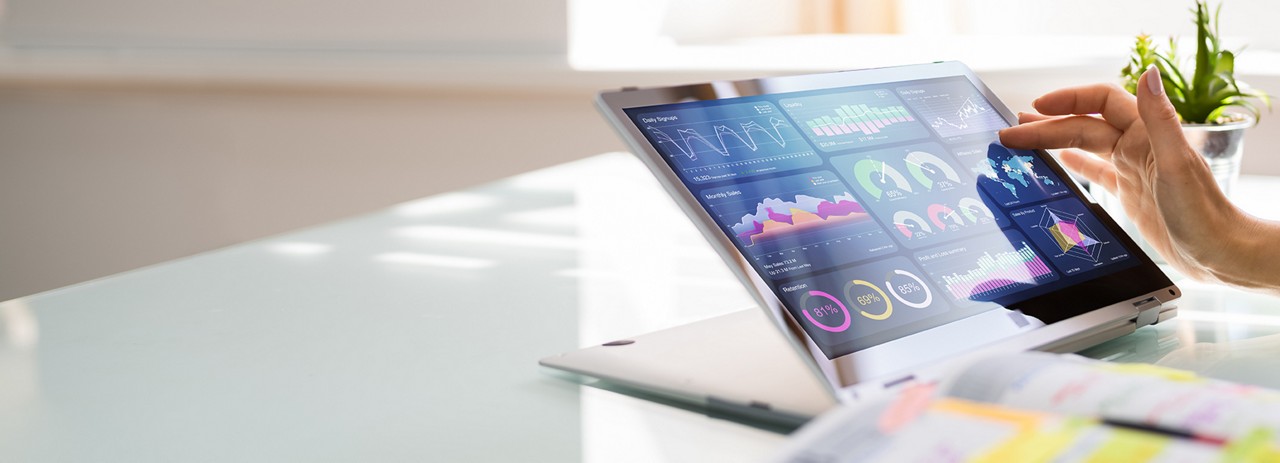 Analytics in a tablet