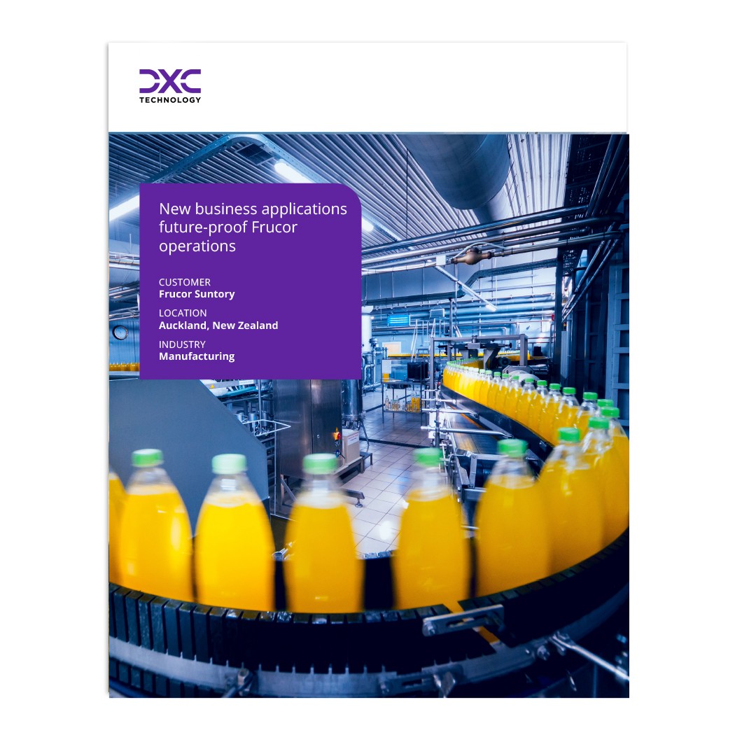 New business applications futureproof Frucor operations