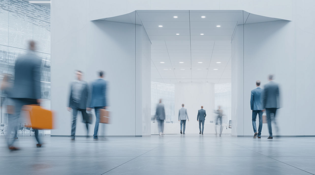 City at night with vertical lights, Broking insurance solutions | DXC Technology