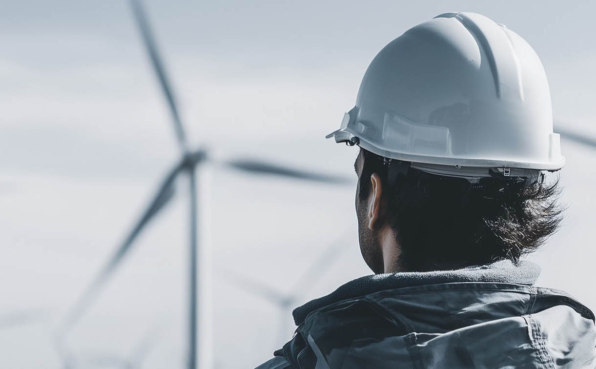 Solar and wind energy systems representing energy software solutions for managing and optimizing renewable resources | DXC Technology