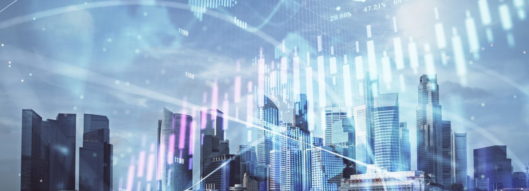 tall buildings in a cityscape | DXC Technology Insights