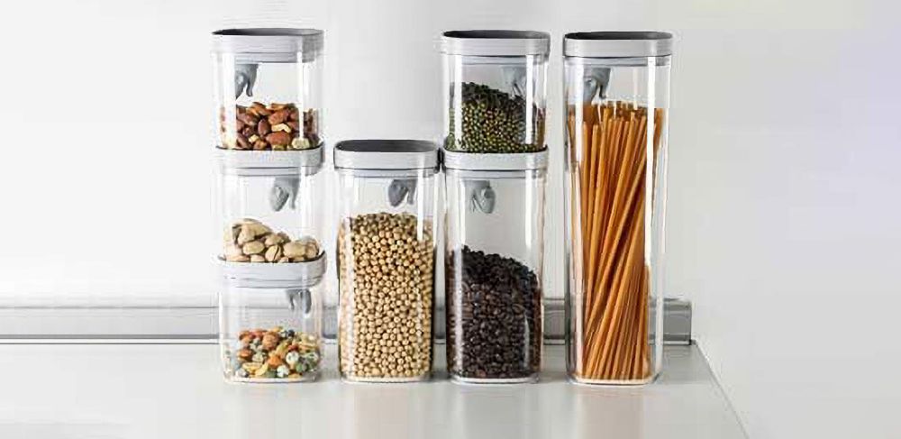 Qualy Lucky Mouse Food Storage Jars made with Tritan
