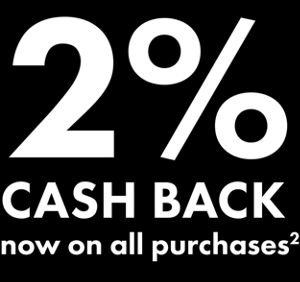 2% cash back