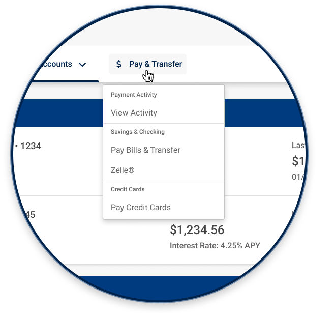 Houghton State Bank Online Banking Screenshot Example
