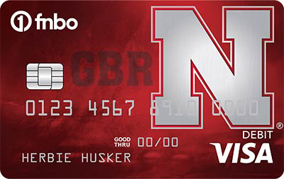Husker Red Debit Card