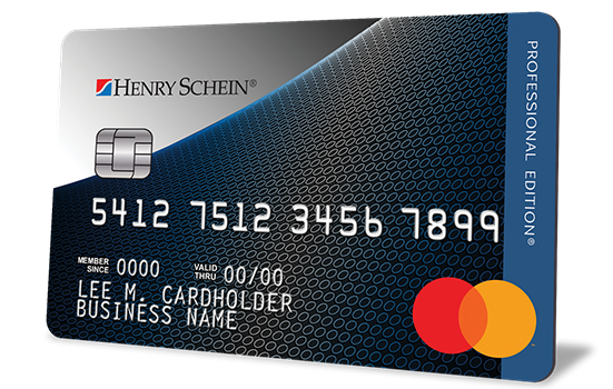 Henry Schein credit card