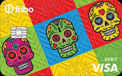 Sugar Skulls Debit Card Art