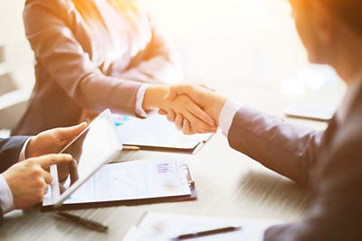 Business People Shaking Hands