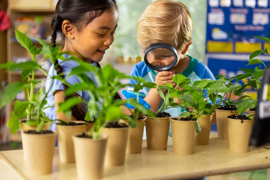 Children learning together at The Goddard School