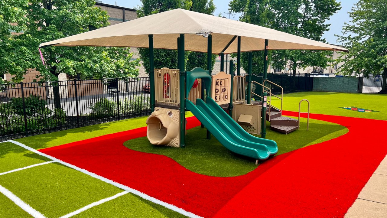 Playground at The Goddard School in Huntingdon Valley, Pennsylvania