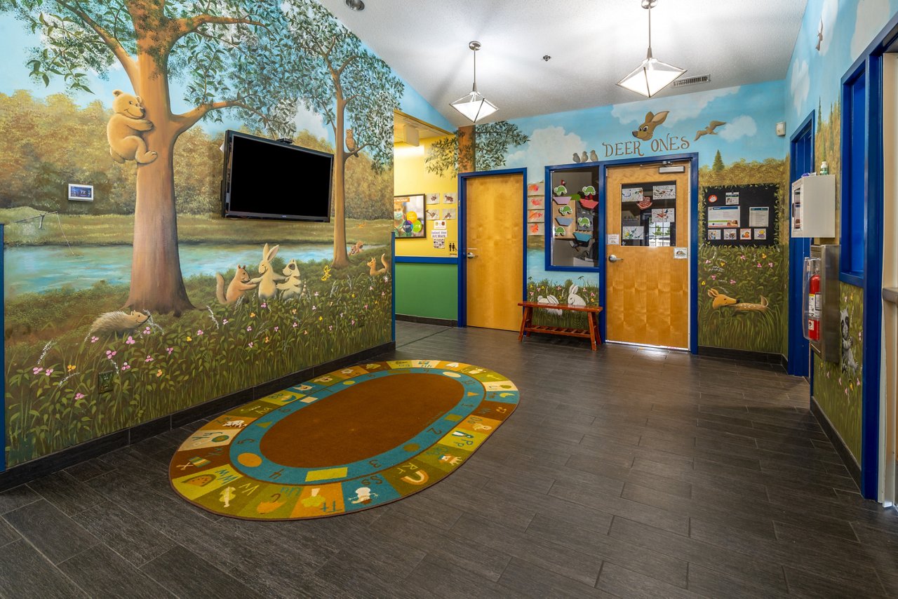 Lobby of the Goddard School in Brooklyn Park Minnesota