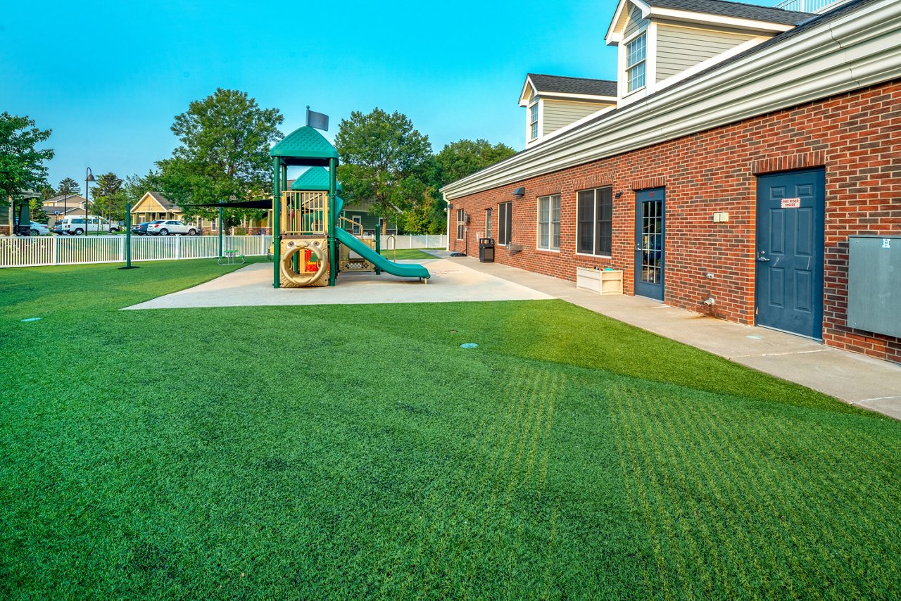 Playground of the Goddard School in Brooklyn Park Minnesota