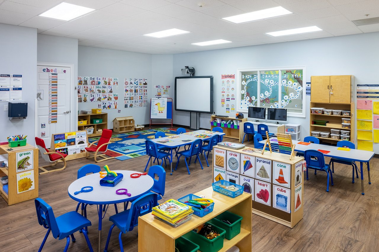 Classroom of the Goddard School in Suwanee Georgia