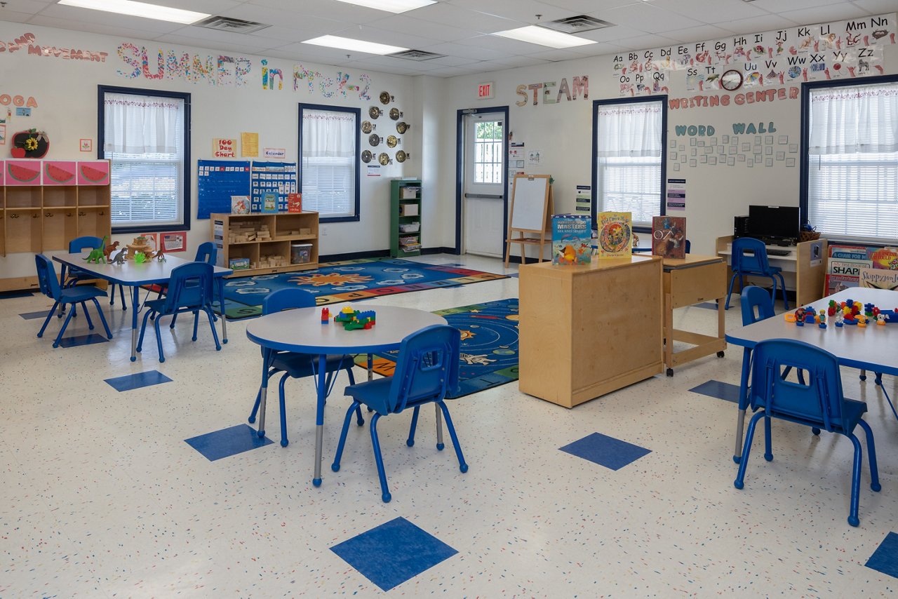 Classroom of the Goddard School in Wayland Massachusetts