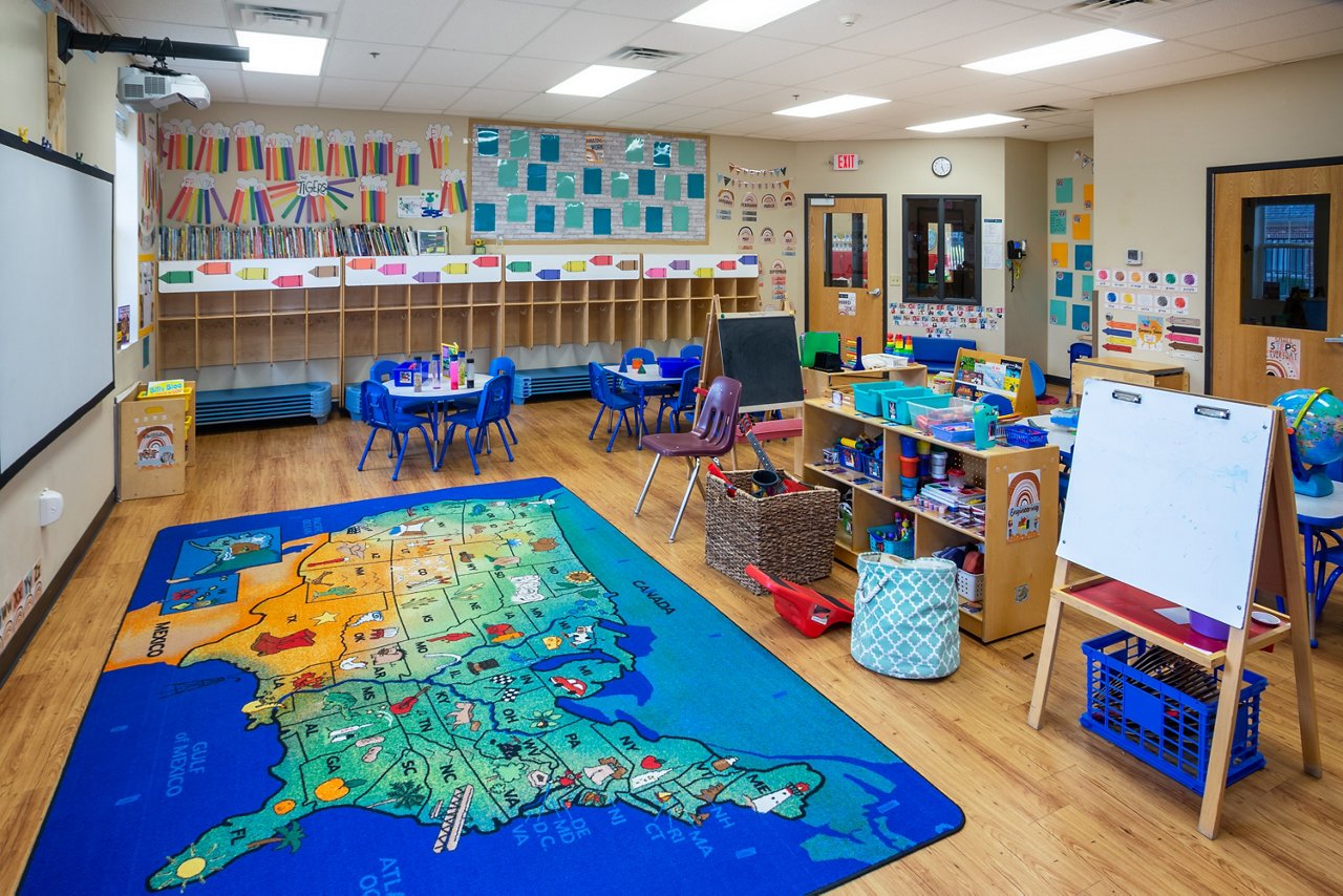 Classroom of the Goddard School in The Village of Shiloh Illinois