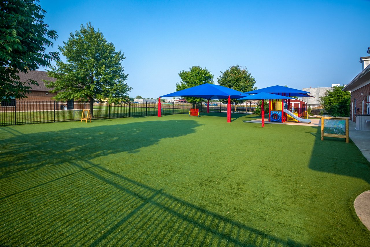 Playground of the Goddard School in The Village of Shiloh Illinois