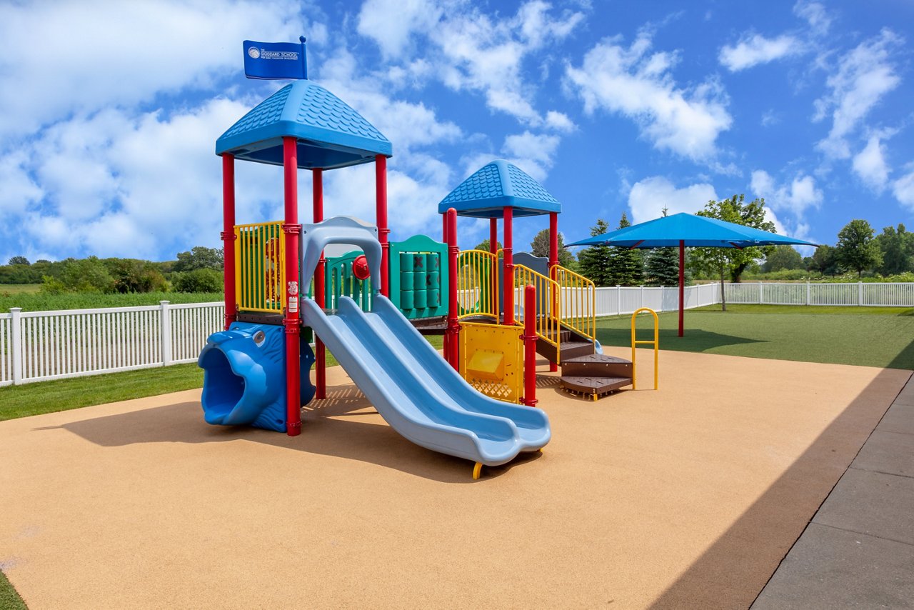 Playground of the Goddard School in Round Lake Illinois