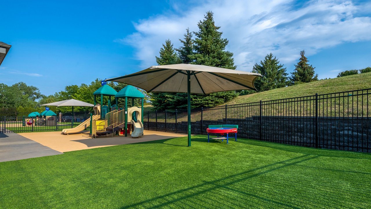 Playground of the Goddard School in Plymouth Minnestoa