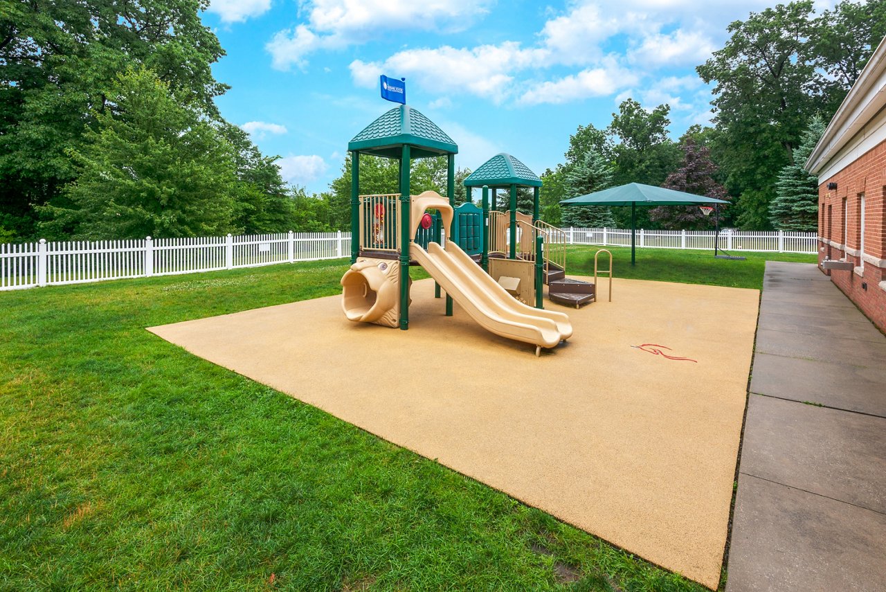 Playground of the Goddard School in Uniontown Ohio