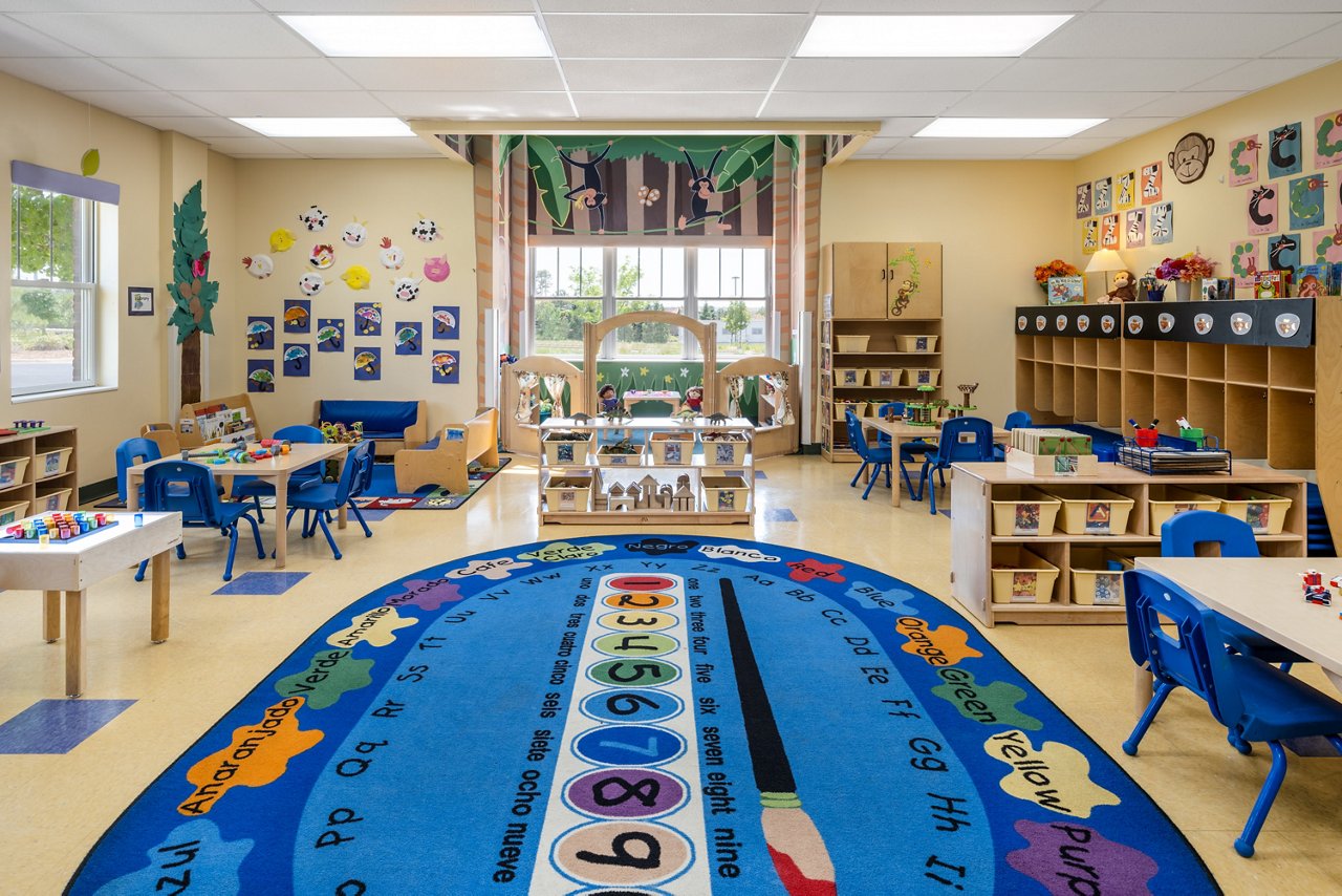 Classroom of the Goddarad School in Aurora South Colorado