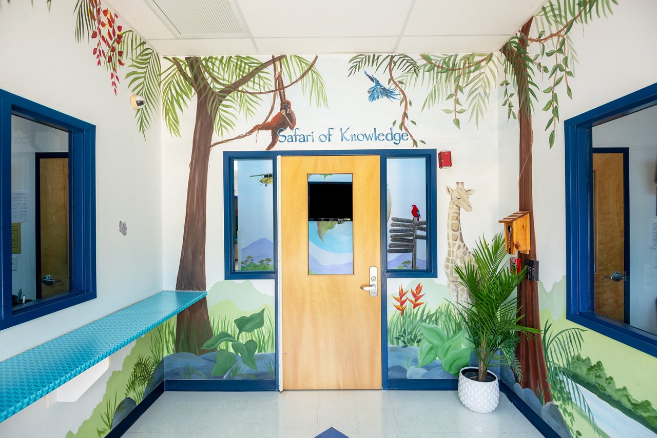 Reception of the Goddard School in Faquay-Varina North Carolina