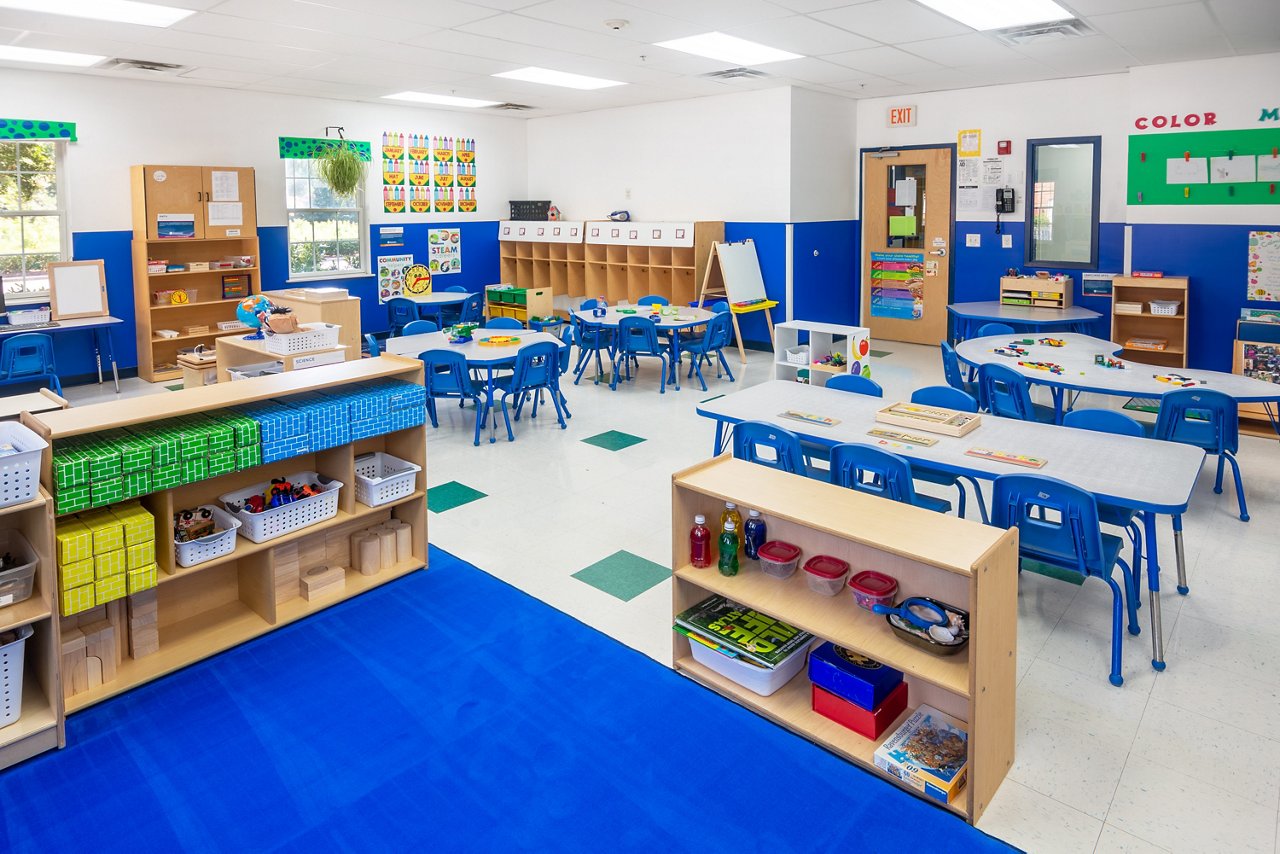 Classroom of the Goddard School in Faquay-Varina North Carolina