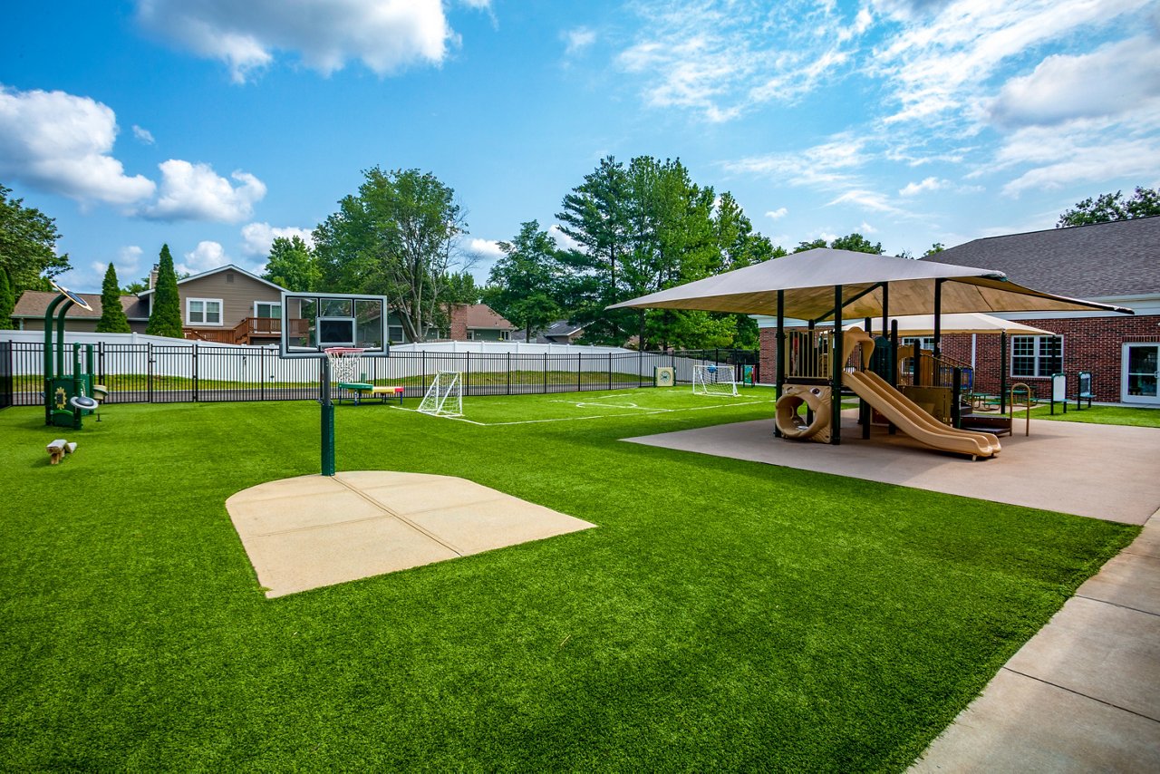 Playground of the Goddard School in Manchester Missouri