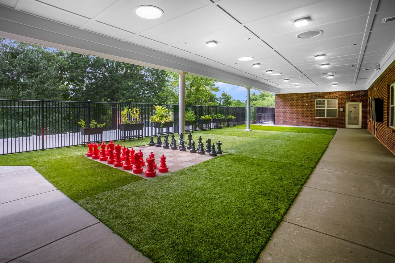 Covered Playground of the Goddard School in Manchester Missouri
