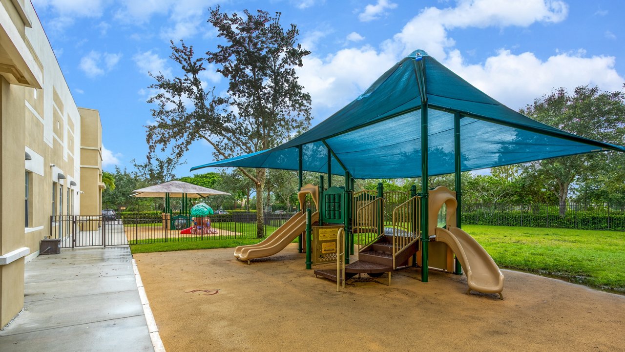 Playground of the Goddard School in Wellington Florida