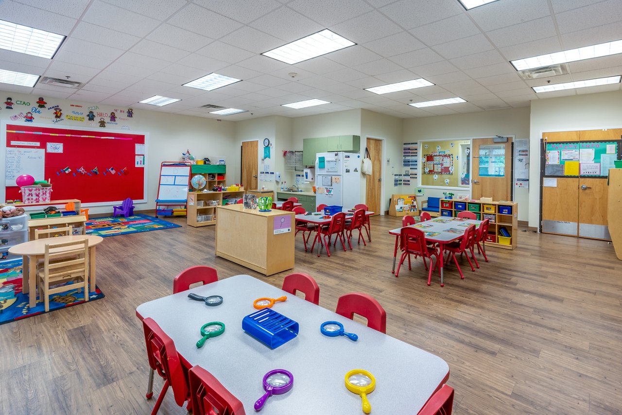 Classroom of the Goddard School in Clarksburg Maryland