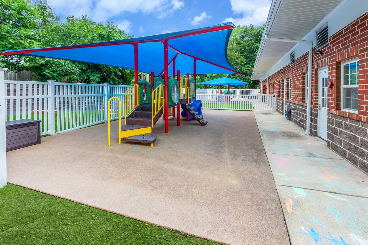 Playground of the Goddard School in Upper Saint Clair Pennsylvania