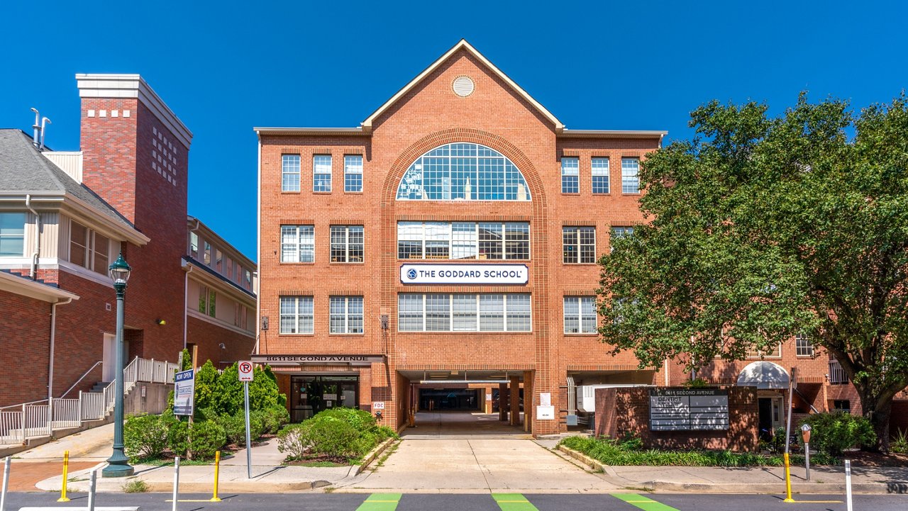 Exterior of the Goddard School in Silver Spring Maryland