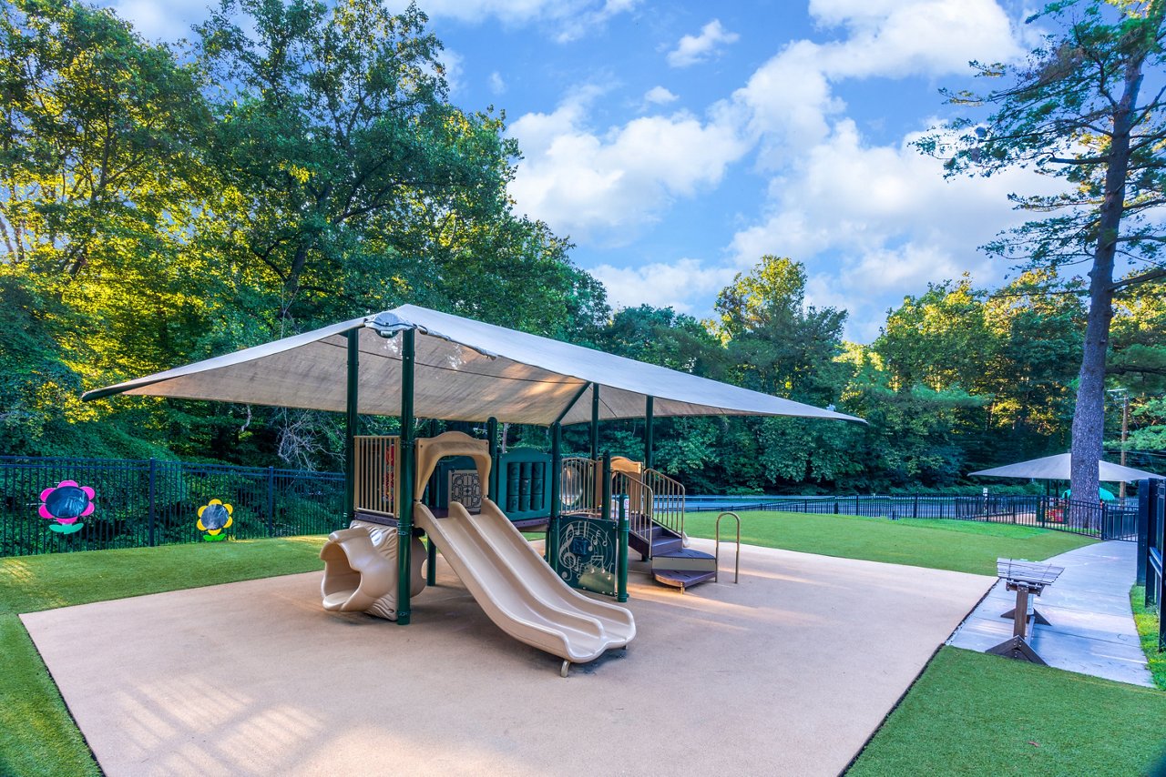 Playground of the Goddard School in Bethesda Maryland