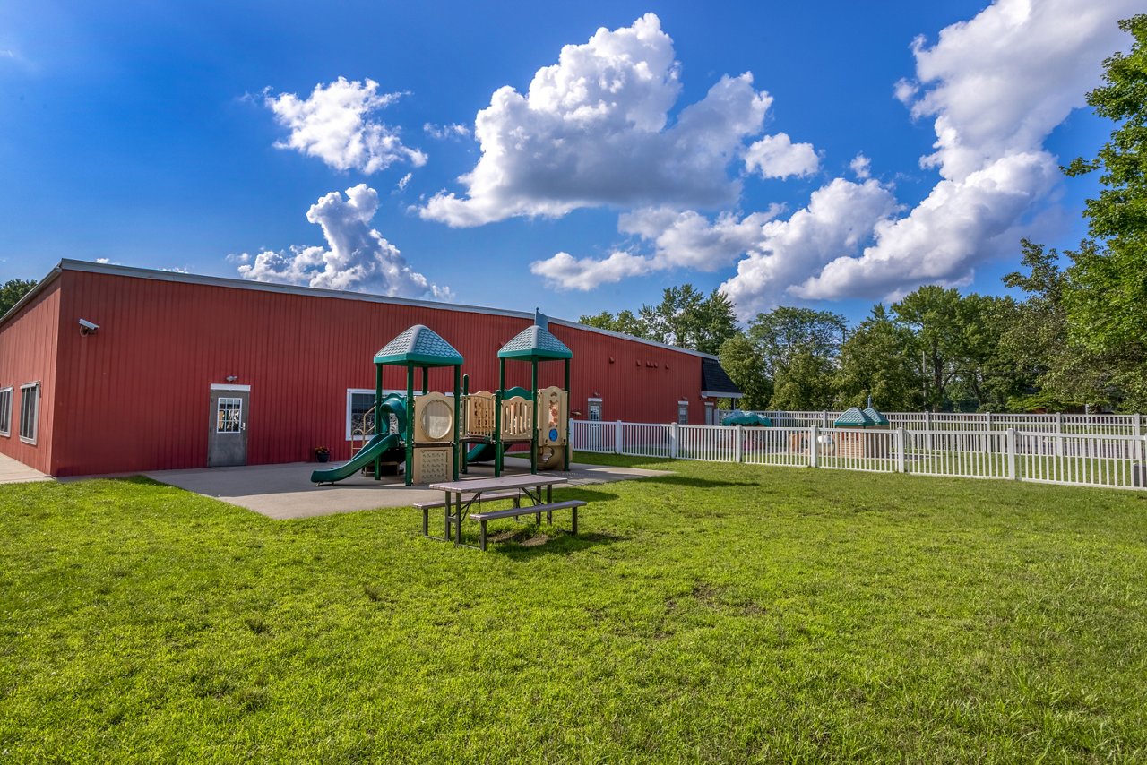 Playground of the goddard School in West Windsor New Jersey