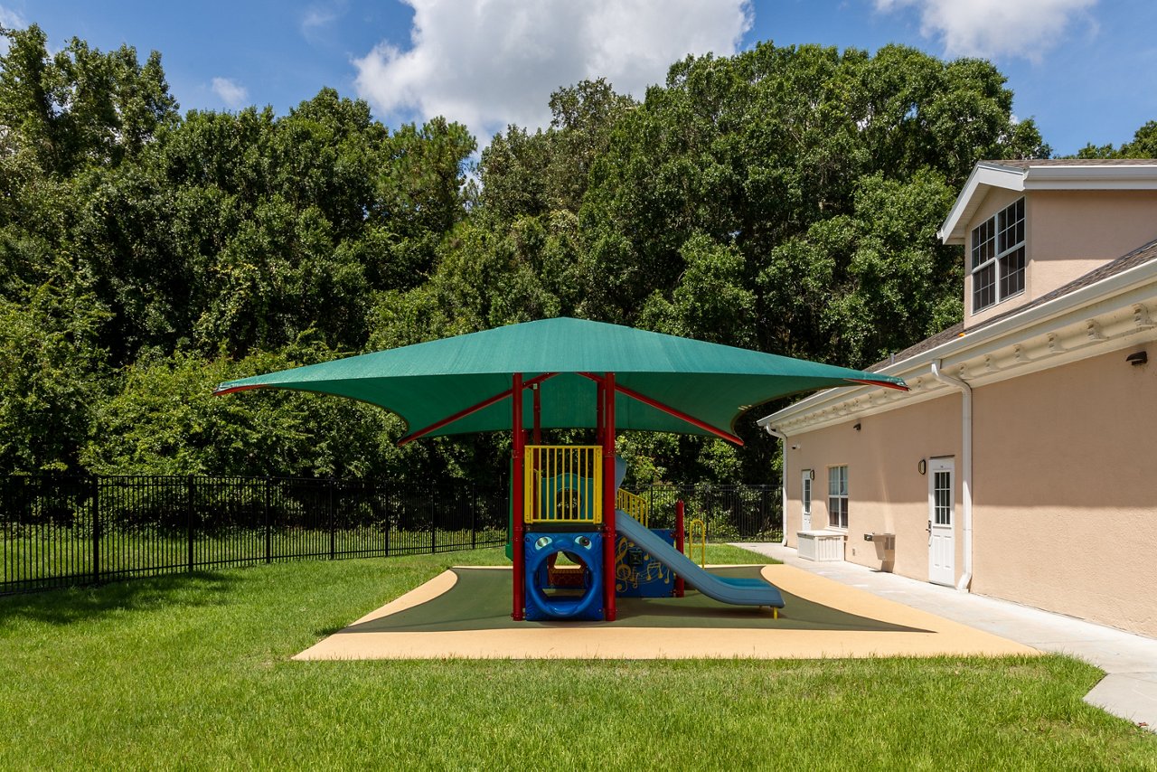 Playground of the Goddard School in Wesley Chapel Florida