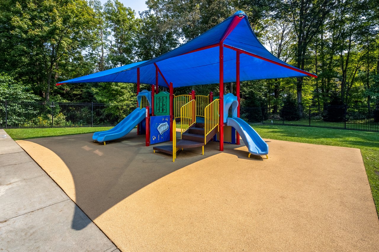 Playground of the Goddard School in Monroe Connecticut