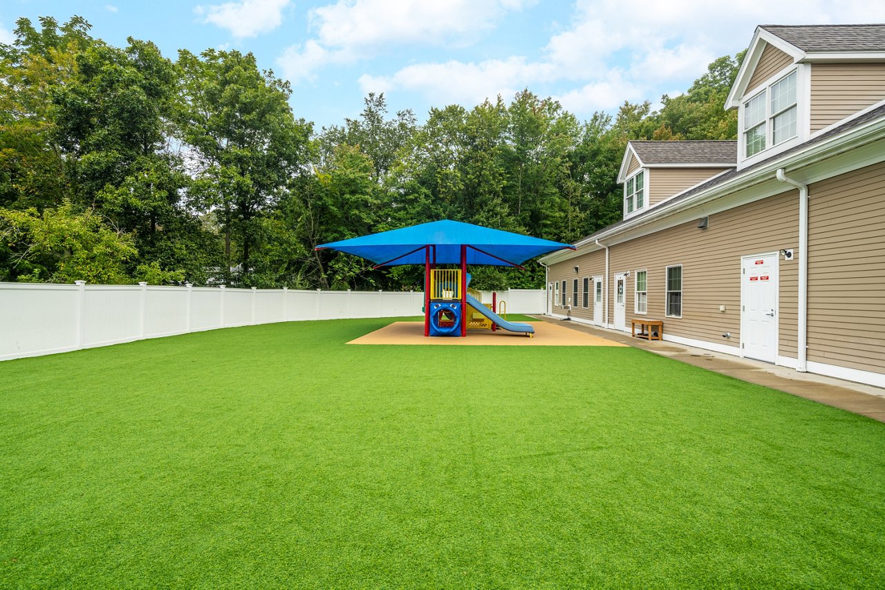Playground of the Goddard School in Middleton Massachusets