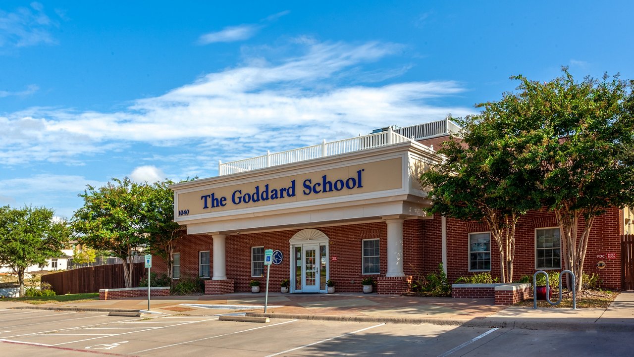 Exterior of the Goddard School in Pfluggerville Texas