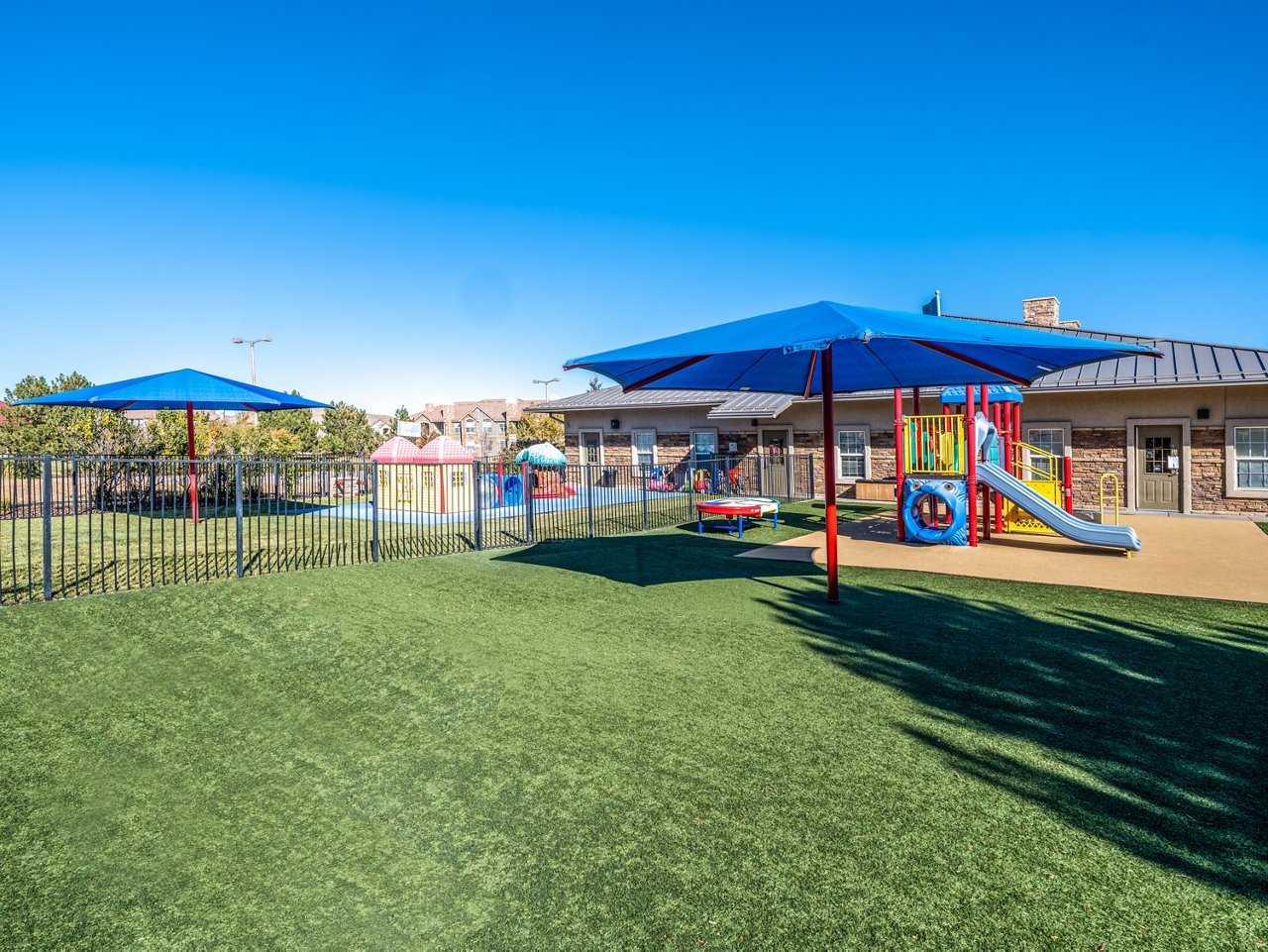 Playground of the Goddard School in Meridian Colorado