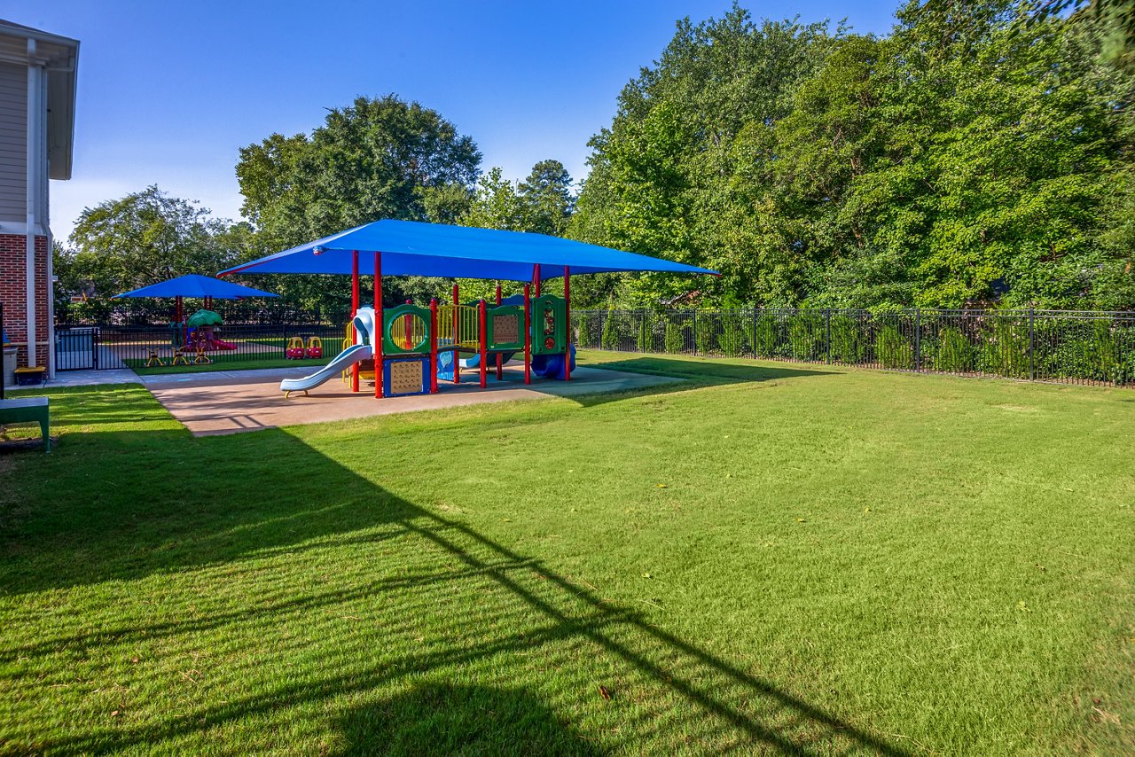 Playground of the Goddard School in Raleigh Ridge North Carolina