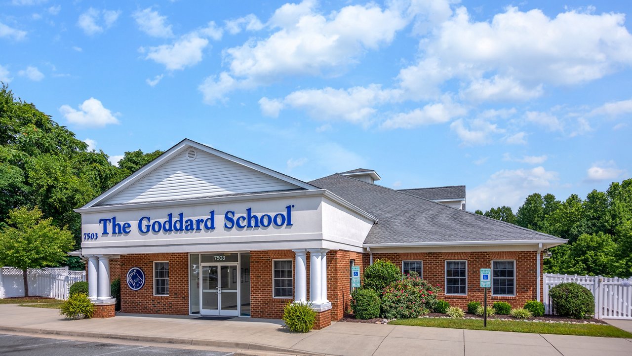 Exterior of the Goddard School in Mechanicsville Virginia