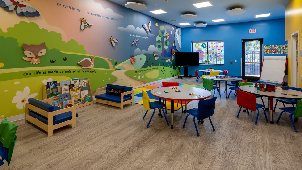 Classroom of the Goddard School in Millford New Jersey