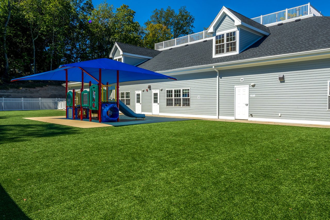 Playground of the Goddard School in Lexington Massachusets
