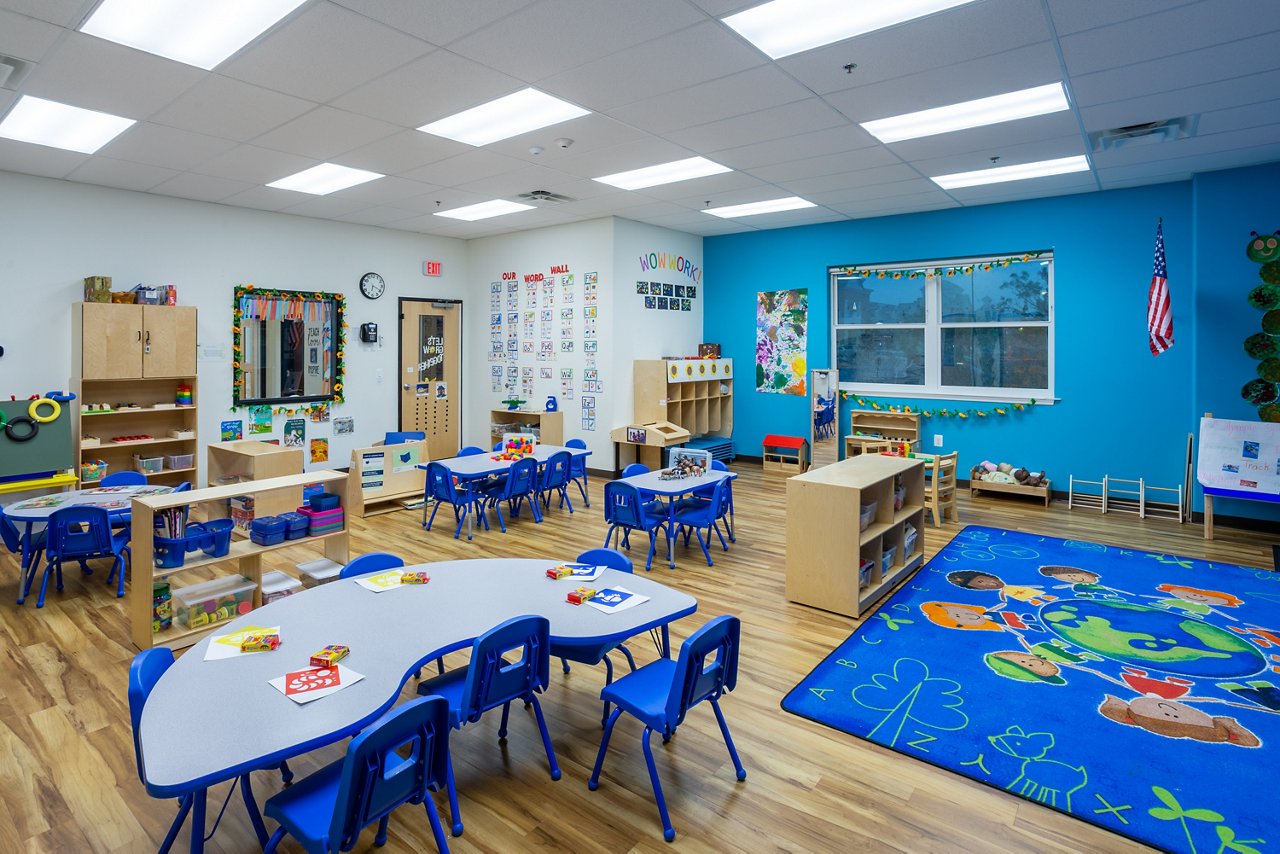 Classroom of the Goddard school in Edgewater Maryland