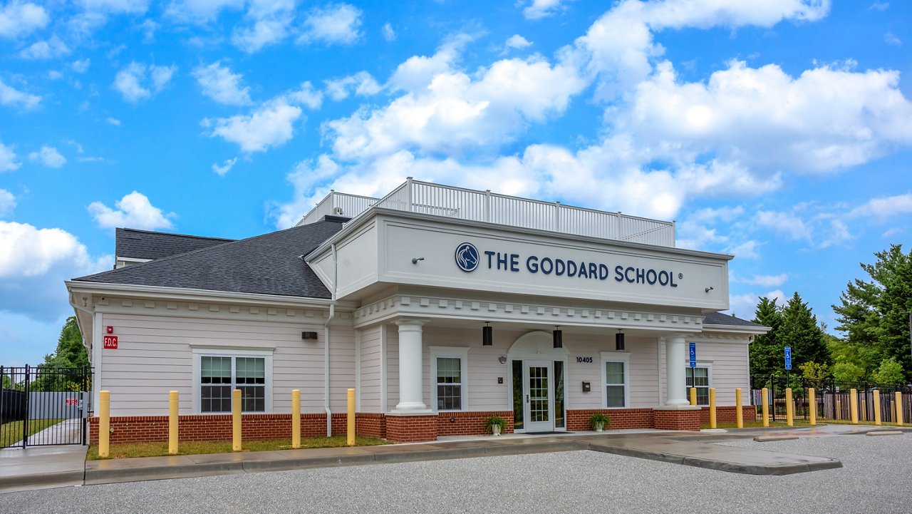 Exterior of the Goddard School in Manassas Virginia