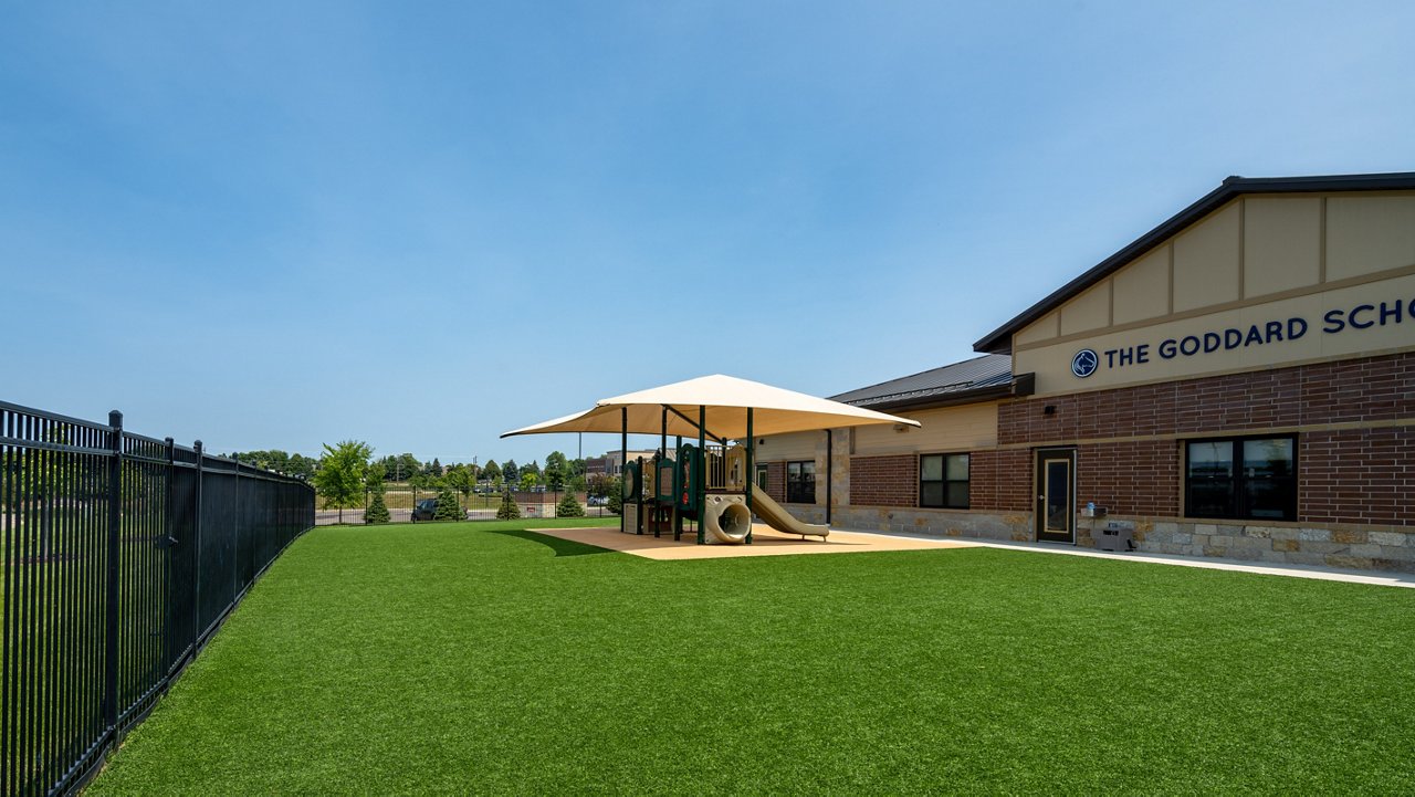 Playground of the Goddard School in Woodbury Minnesota